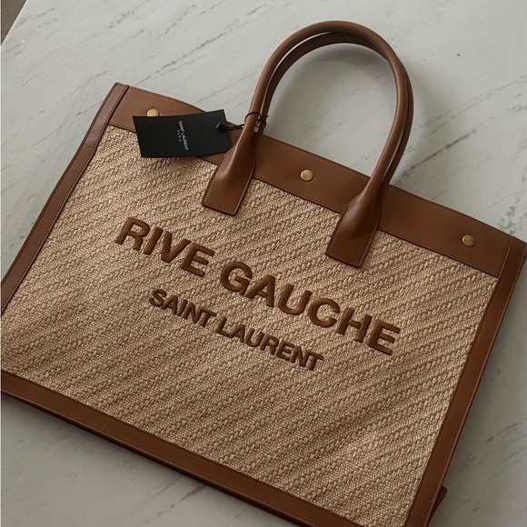 Saint Laurent Handbags - Saint Laurent Rive Gauche Large Tote